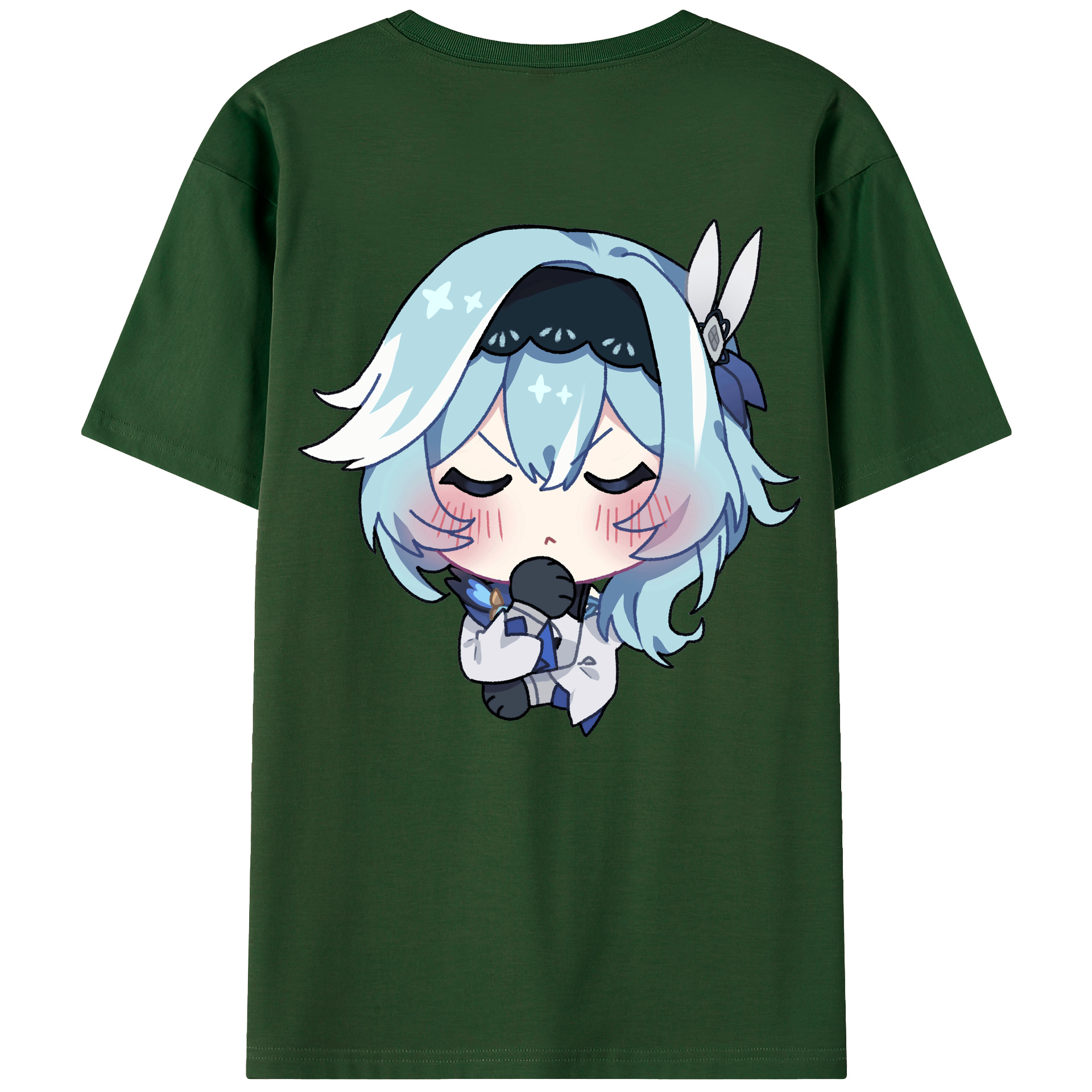 げんし神 优菈 ゆうら genshin Yūra 綿100％半袖Tシャツ（背面プリント）